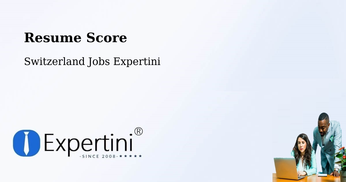 Resume Score & Job Description Match Tool – Stabio - Switzerland Jobs Expertini